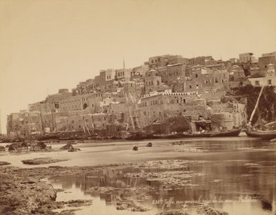 Giaffa, vista generale presa dal mare da Félix Bonfils